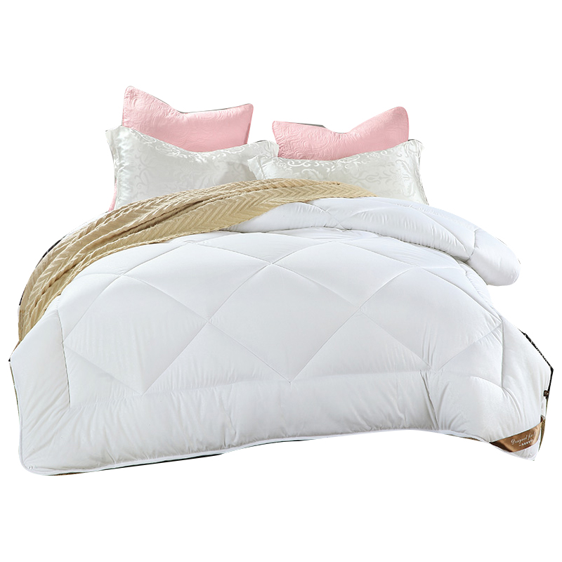 学生单人宾馆春秋被芯1.5米床上用品白色被子冬季宿舍双人被褥1.8