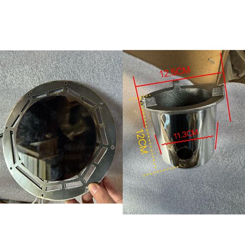 回纹八卦铁圈装饰茶炉圈嵌入式茶台茶桌折叠桌腿煮茶炉膛炭炉户外