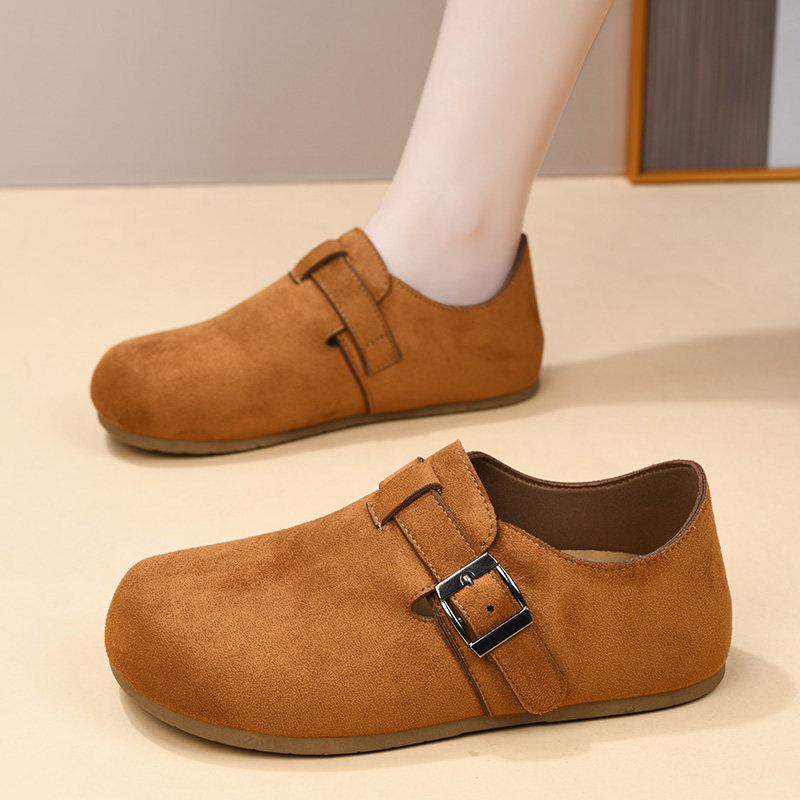 厚底全包勃肯鞋女2026新款一脚蹬懒人单鞋休闲轻便百搭女士豆豆鞋,女鞋,乐福鞋（豆豆鞋）,淘宝优惠券,粉丝福利购,淘宝优惠卷