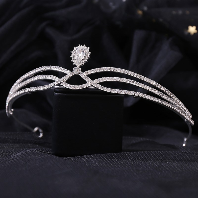 女童芭蕾舞蹈王冠头饰儿童钢琴演出皇冠发饰小朋友生日公主发箍女