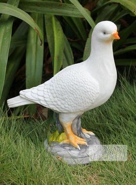 欧式玻璃纤维人物雕塑艺术品客厅户外落地摆设可定制作动物小白兔