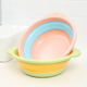 可折叠盆便携式 旅行压缩洗脸盆学生宿舍用大号家用脸盆小号塑料盆