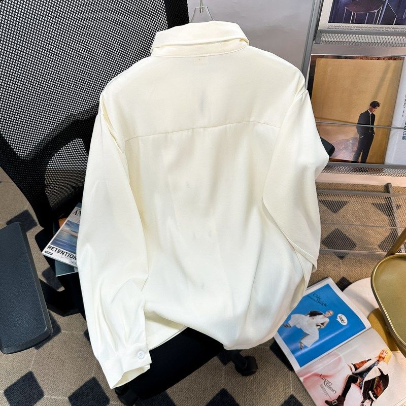 新中式盘扣高级感衬衫男士轻熟中国风复古唐装中长款翻领长袖衬衣,男装,衬衫,淘宝优惠券,粉丝福利购,淘宝优惠卷