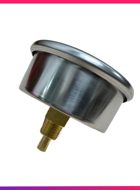 YB60轴向不锈钢温度压力一体表10bar120度 空调管恒压水压外壳304