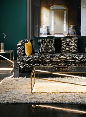 带花架的落地灯客厅沙发旁置物架带灯边桌边几落地氛围灯一体简约