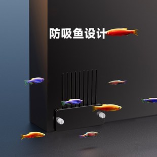 鱼缸背滤过滤器干湿分离盒过滤盒亚克力水族箱过滤系统整套侧滤盒
