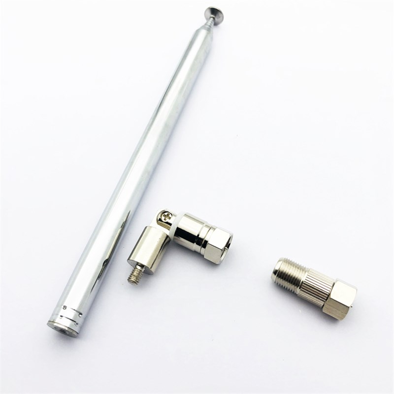 流金岁月1.2米F头收音机拉杆天线全国电台设备公制F头拉杆F头公制