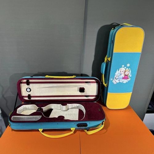 新款儿童成人卡通小提琴琴盒子高档牛津布超轻便可双肩背带密码锁