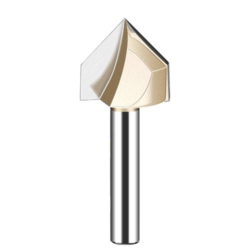 专业级90度V型刀 修边刀头木工铣刀铝塑板开槽墙面折边雕刻机锣刀