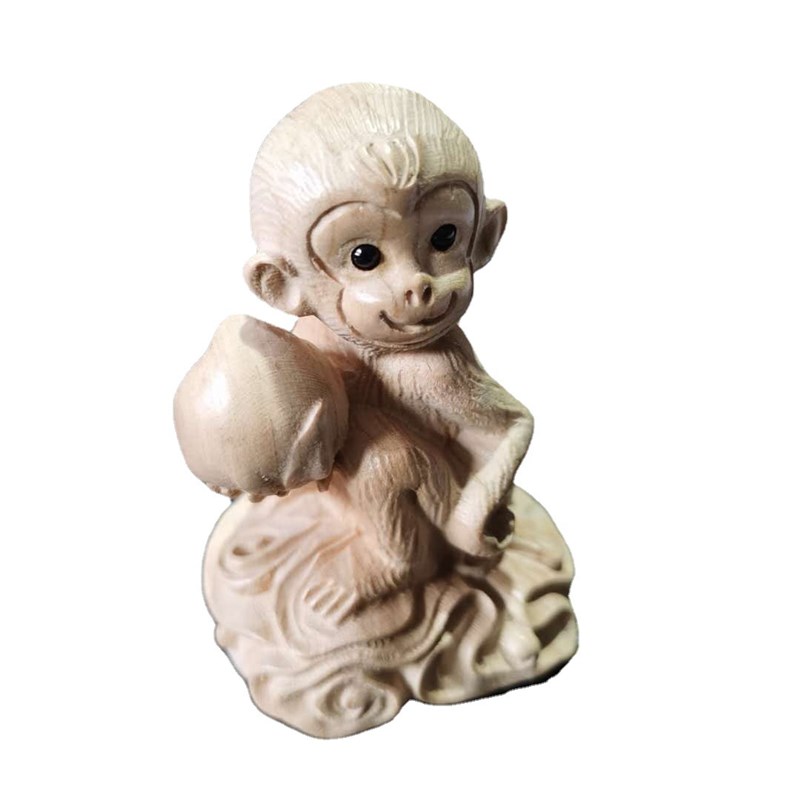 桃木12生肖手把件摆件桃木十二生肖手把件雕刻工艺挂件厂家