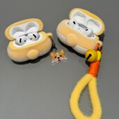 植绒柯基屁屁ins韩系秋冬个性 设计简约古早时髦适用于苹果Airpods2代无线保护套3Pro软AirpodsPro3女 小众爆款