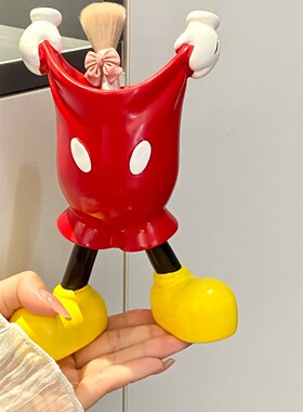 【新家的一百个快递】派大星化妆刷收纳桶卡通笔筒桌面摆件装饰品