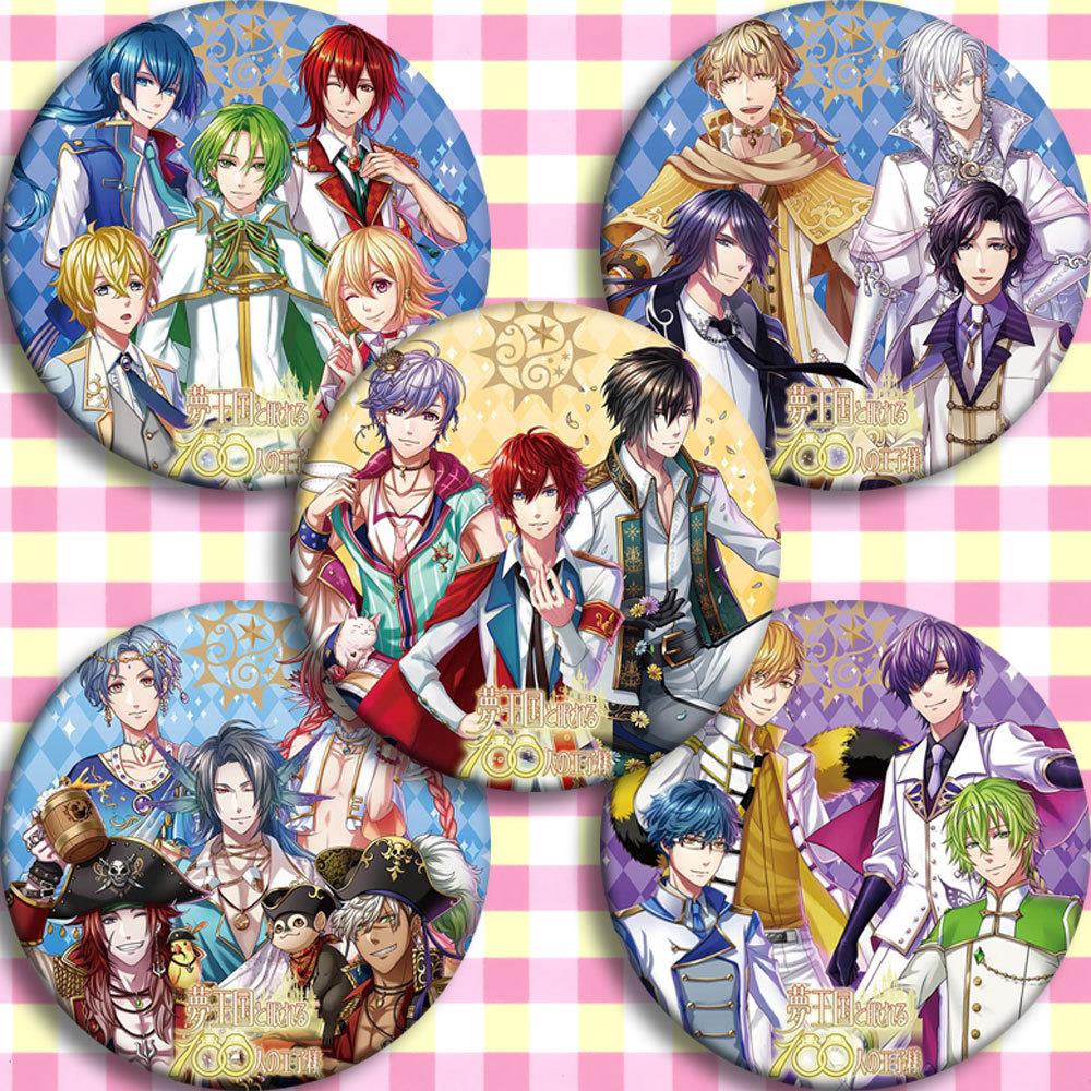 梦王国与沉睡的100王子梦100 动漫徽章胸章 二次元周边吧唧挂件画