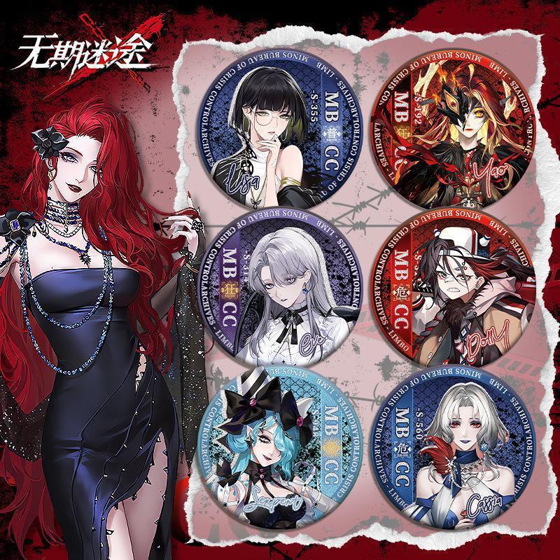 【鸿】逸无期迷途PET双闪徽章游戏二次元周边双闪吧唧马口铁胸章