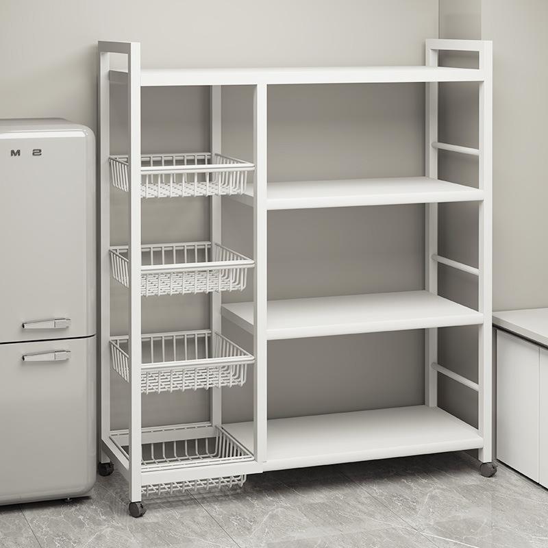 厨房多功能置物架落地多层家靠墙杂物货架蔬菜收纳架零食储物用架