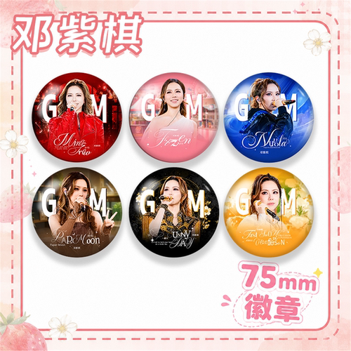 邓紫棋周边吧唧明星徽章粉