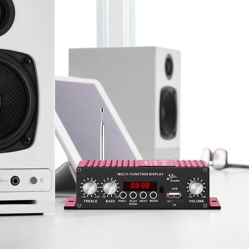 kinter金特MA-140铝壳2声道HIFI车载功放带插卡遥控收音