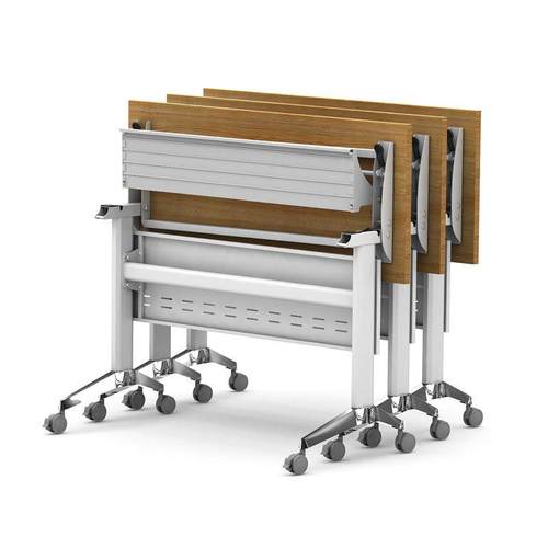 折叠会议室培训桌椅组合办公室桌移动拼接多功能条桌辅导班小型桌