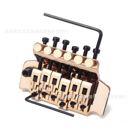 吉他琴桥电吉他配件双摇琴桥颤音系统拉弦板颤音器整套金