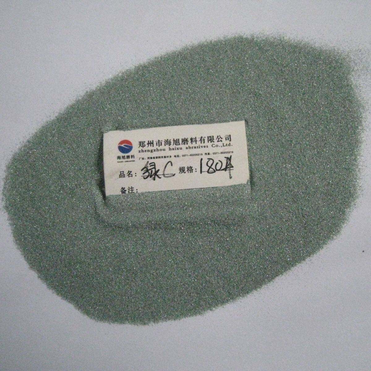 供应绿碳化硅180目喷砂研磨用材料绿碳化硅粒度砂碳化硅微粉