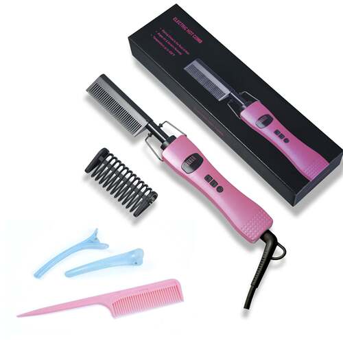 新品TK希音男女直发梳LCD造型梳直发造型液晶小批量OEM原厂