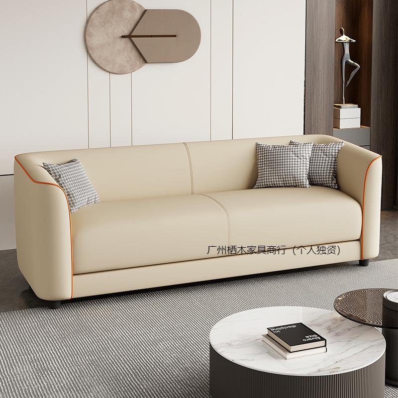 现代简约轻奢小户型免洗沙发客厅卧室美发店出租房双人三人小沙发