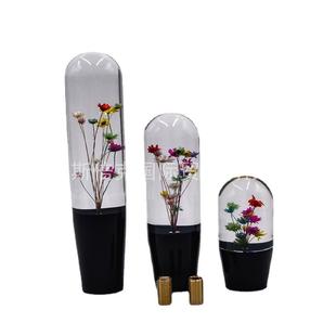 亚克力水晶排挡头档把头带七色花圆头排挡头10 20CM排挡头波棍