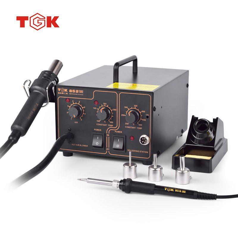 德至高TGK-852二合一热风枪拆焊台大功率恒温拔焊台维修工具