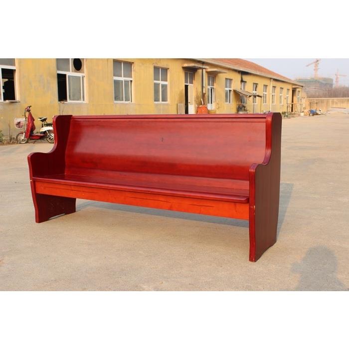 简约长椅教会椅木长椅跪凳公共椅子会议排椅2米木头椅长条凳