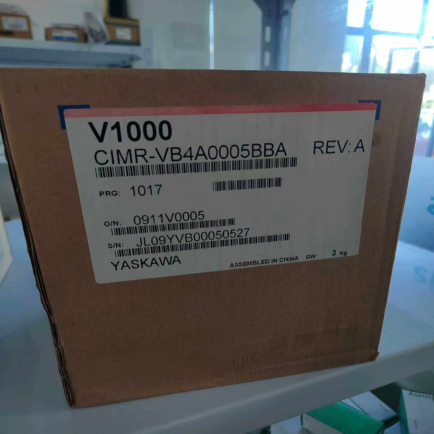 询价~安川变频器CIMR-VB4A0005BBA，实图实价