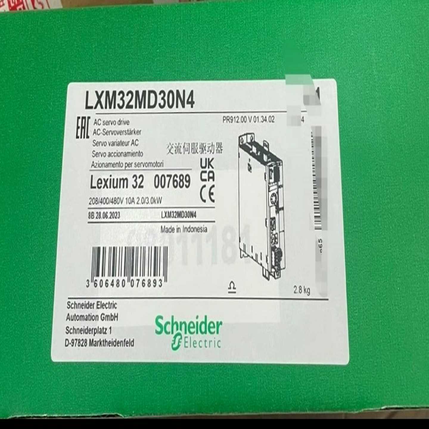 (询价)伺服驱动LXM32MD30N4，，有联