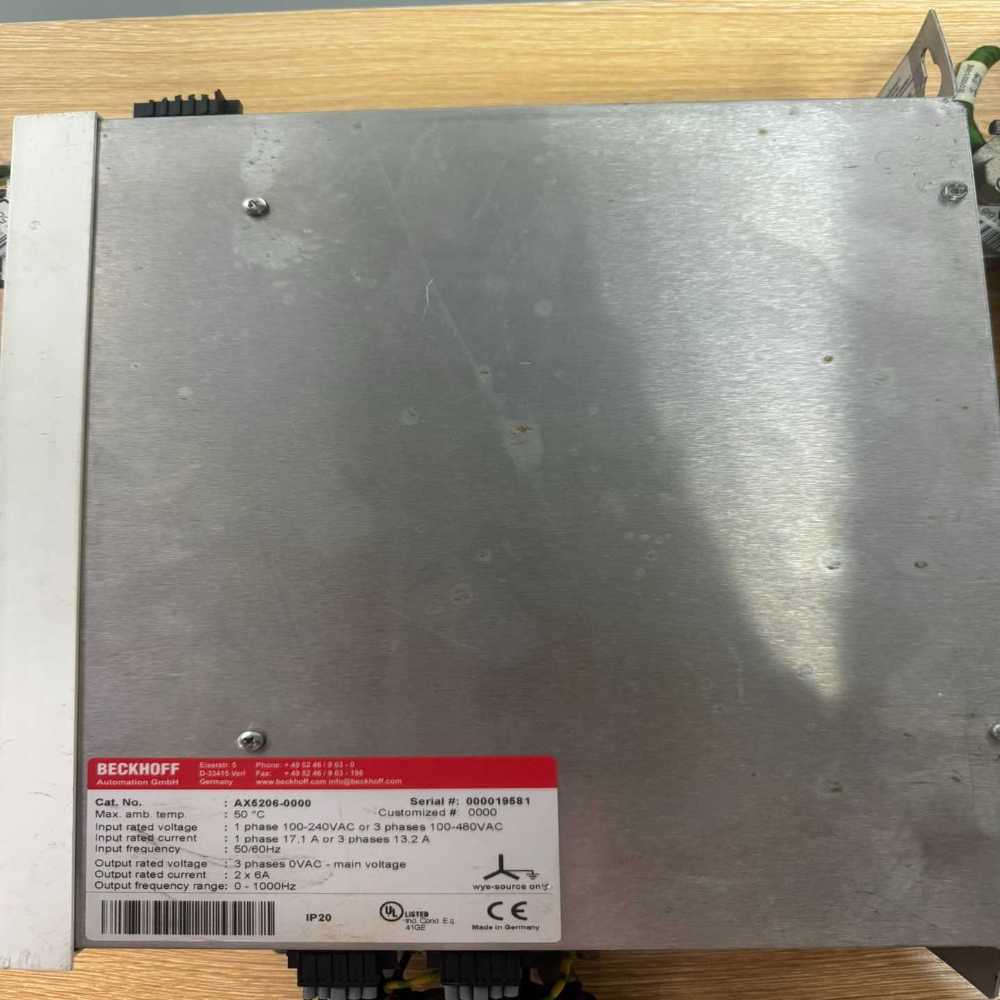 询价~BECKHOFF AX5206-0000原厂件，功能