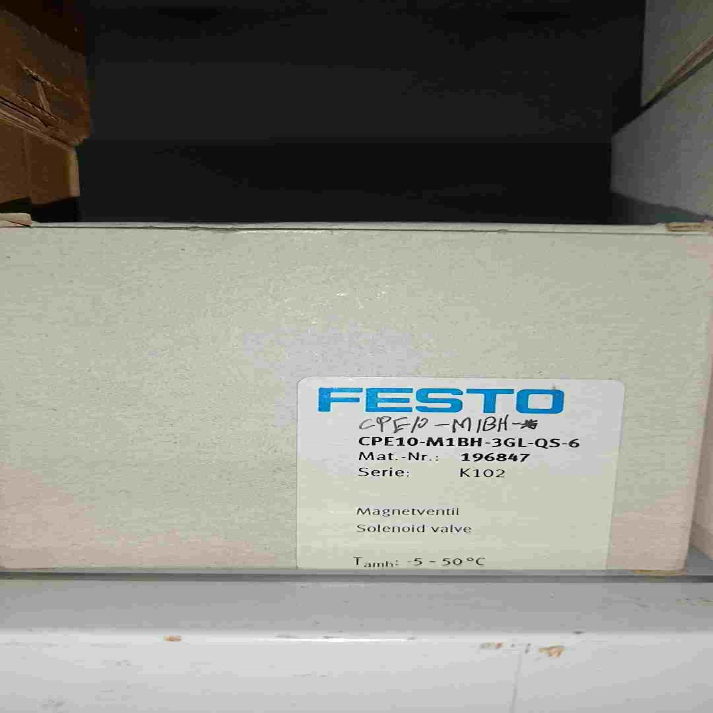 FESTO电磁阀GPE10-M1BH-3GL-QS-6 19~询价