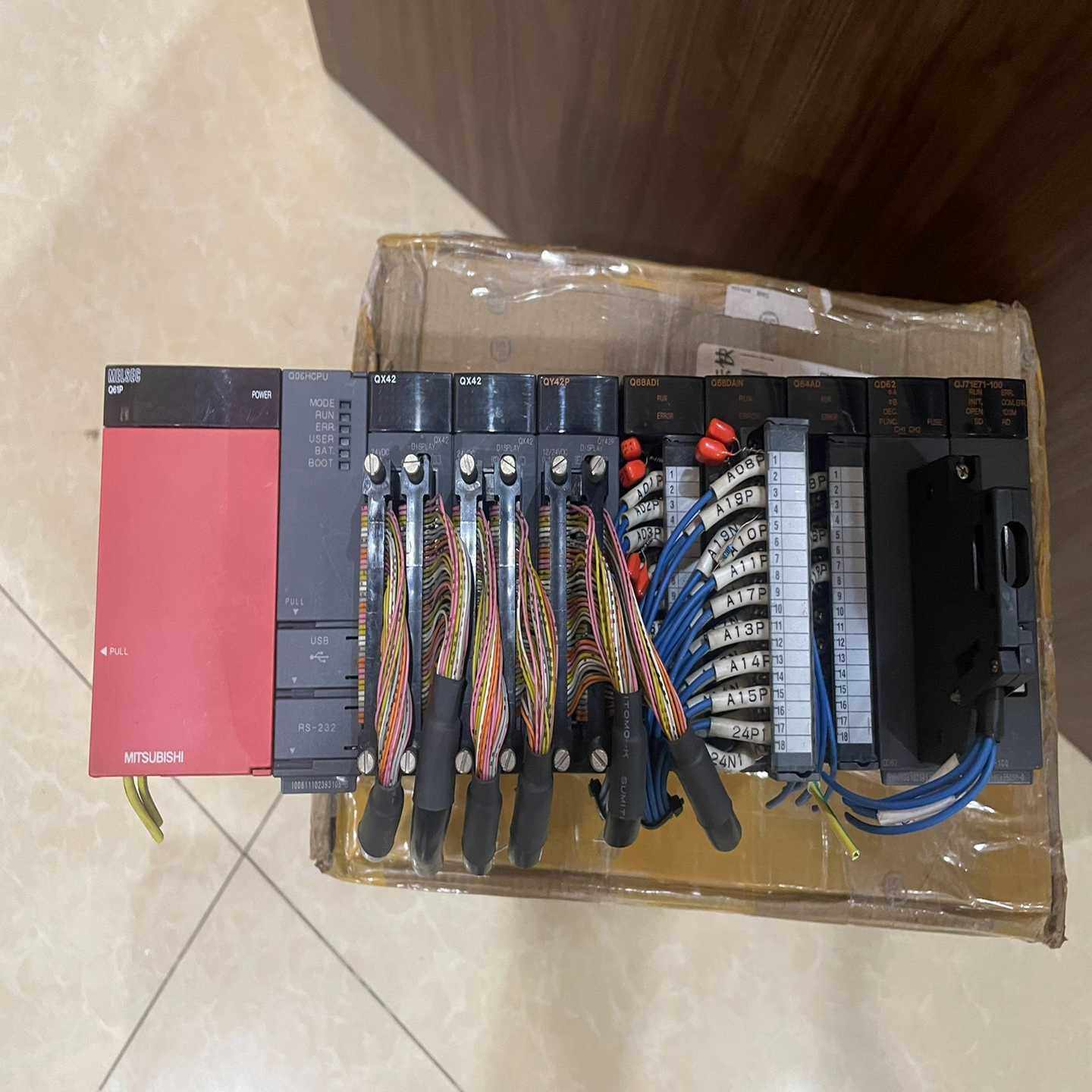 三菱Q系列PLC模块，三手拆机成色如图功能包好，Q06P【鑫鑫商