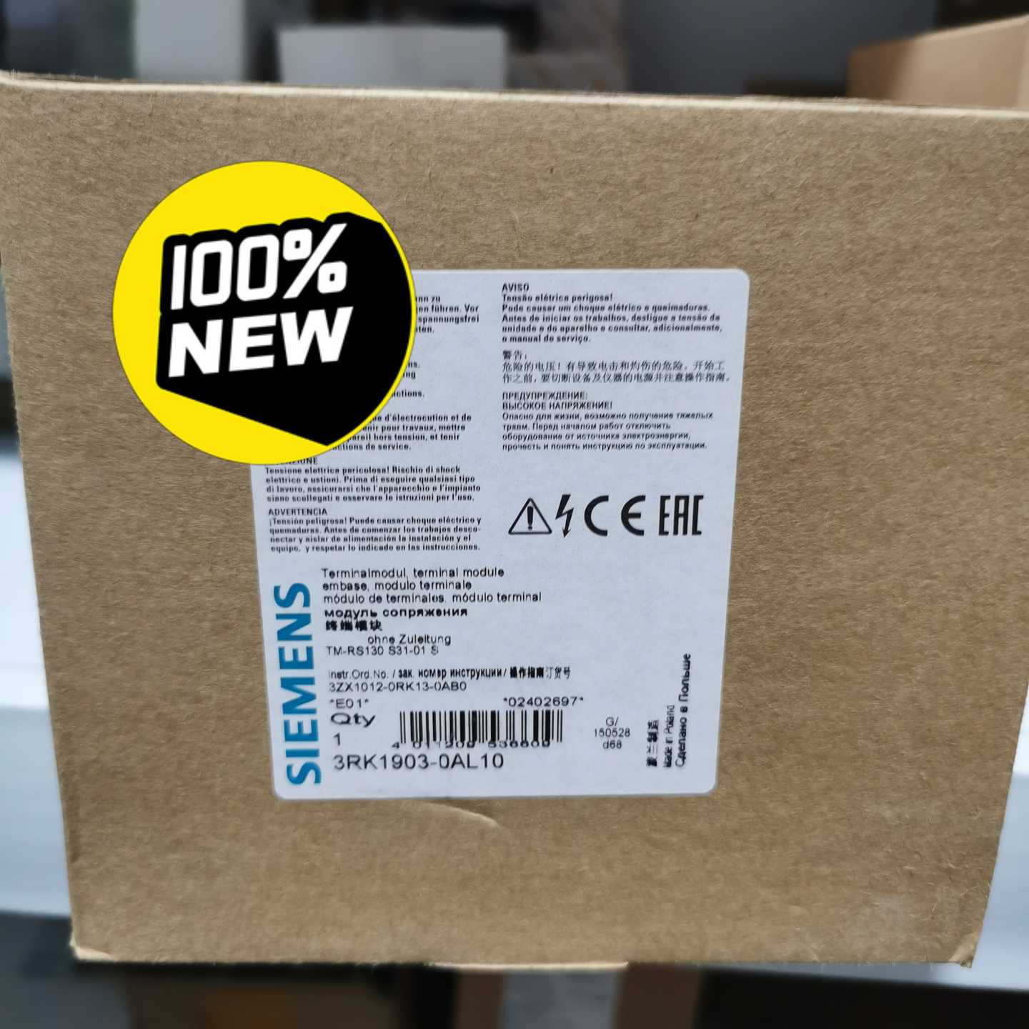 模块3RK1903-0AL10原包装，的尽早下~询价
