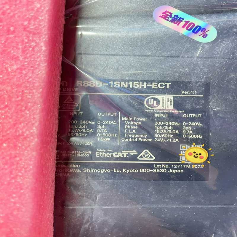 询价~伺服驱动器R88D-1SN15H-ECT，OMRN