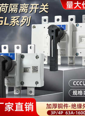 负荷隔离开关HGL-63A100A160A250A400A630A3P4P380V三相四线