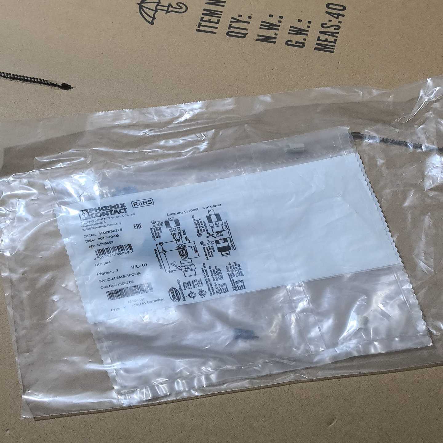 德国SACC-M 8MS-4PCON连接器插~询价