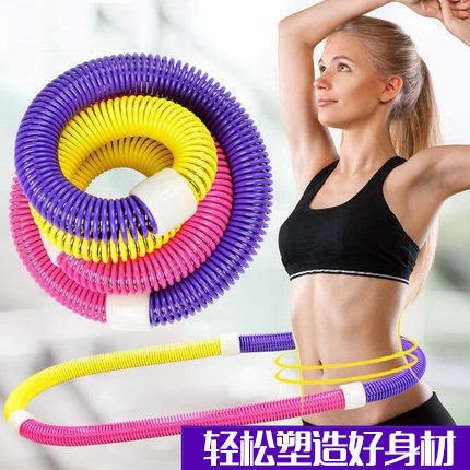 呼啦圈弹簧健身专用女美腰成人瘦腰加重不伤腰折叠软收腹瘦身