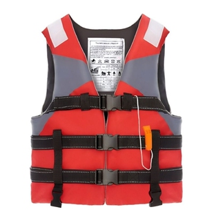 救生衣大浮力背心配跨带口哨专业船用成人儿童救生衣防汛钓鱼马甲