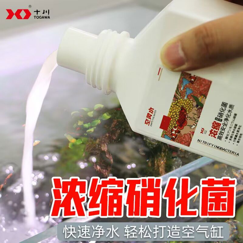 十川硝化细菌鱼缸用净水剂一滴清消化菌水族水质净化稳定剂速