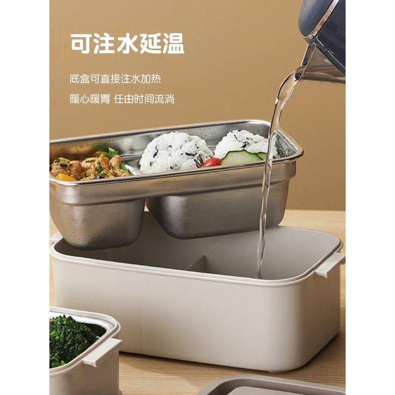 304不锈钢保温饭盒多层微波炉便当盒分格日式密封保鲜盒注水加热,收纳整理,食物收纳盒,淘宝优惠券,粉丝福利购,淘宝优惠卷