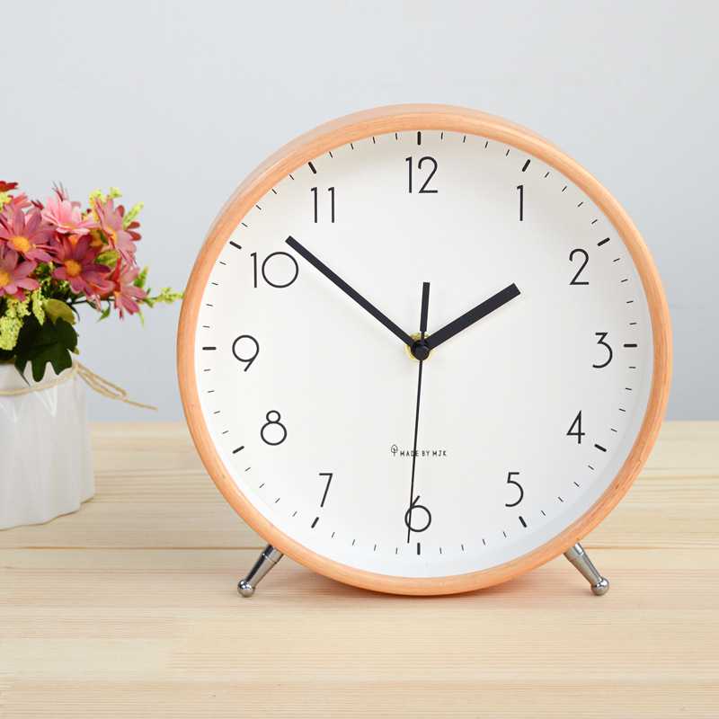 台式钟表座钟客厅家用坐钟时钟摆件桌面摆钟卧室现代创意北欧台钟