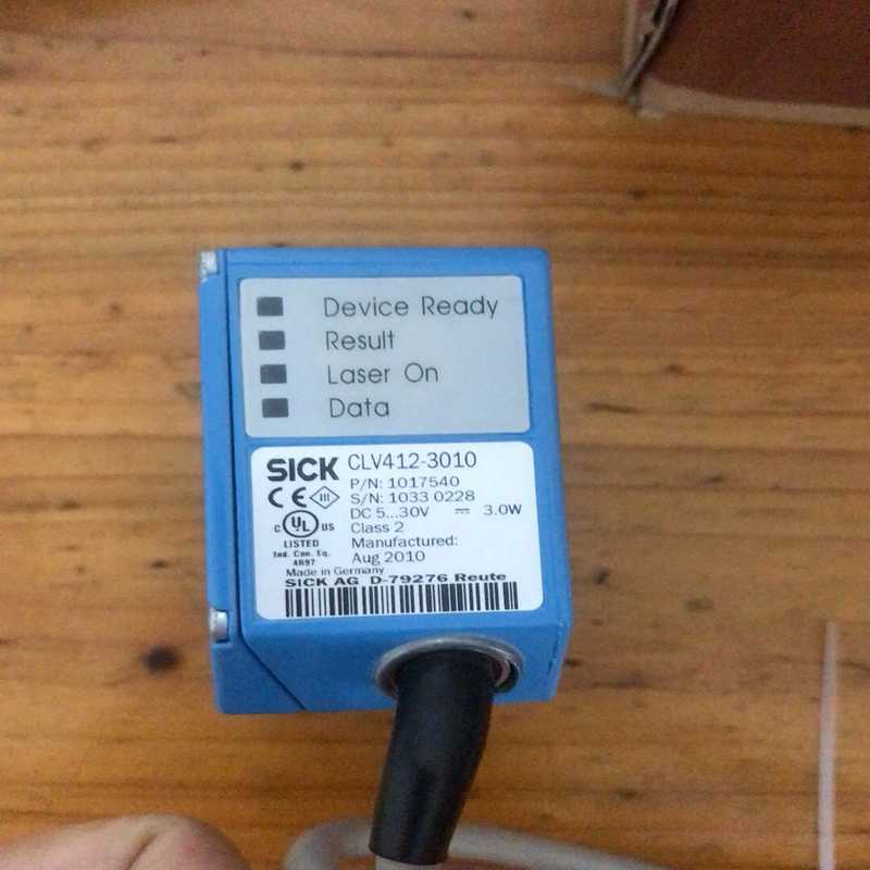 SICK施克 固定条码扫描仪CLV412-3010，二手拆机一议价商品