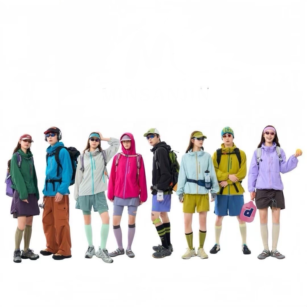 超级性价比 夏季新款男女透气宽松休闲连帽皮肤衣防晒衣