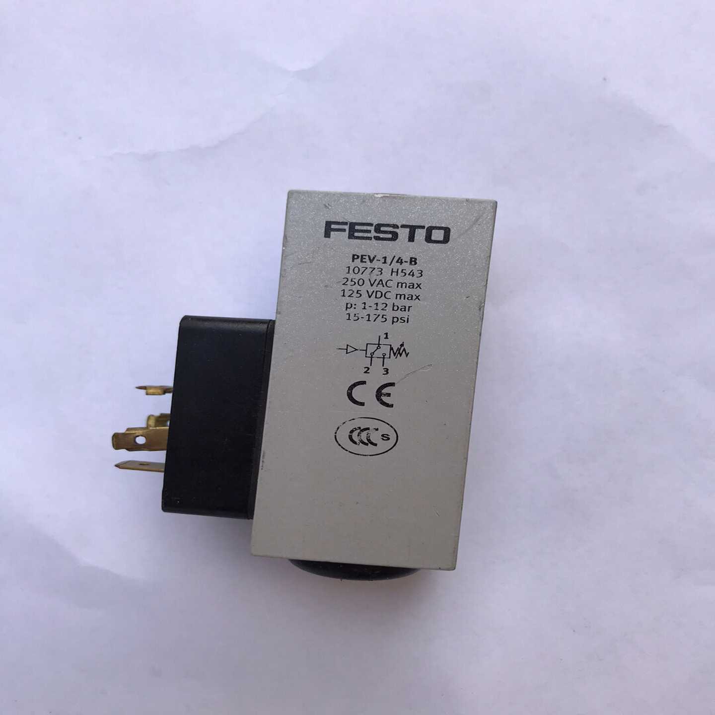 询价~德国费斯托FESTO压力开关PEV-1/4-B     10
