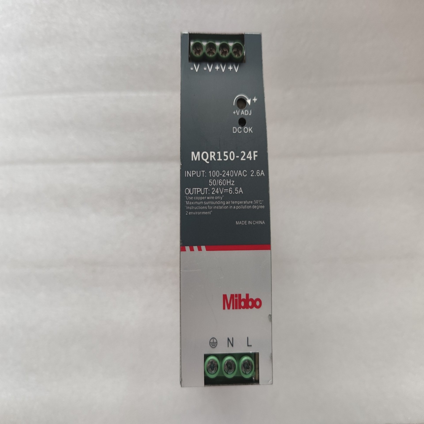 议价mibbo 米博 导轨开关电源 MQR150-24F 成色如