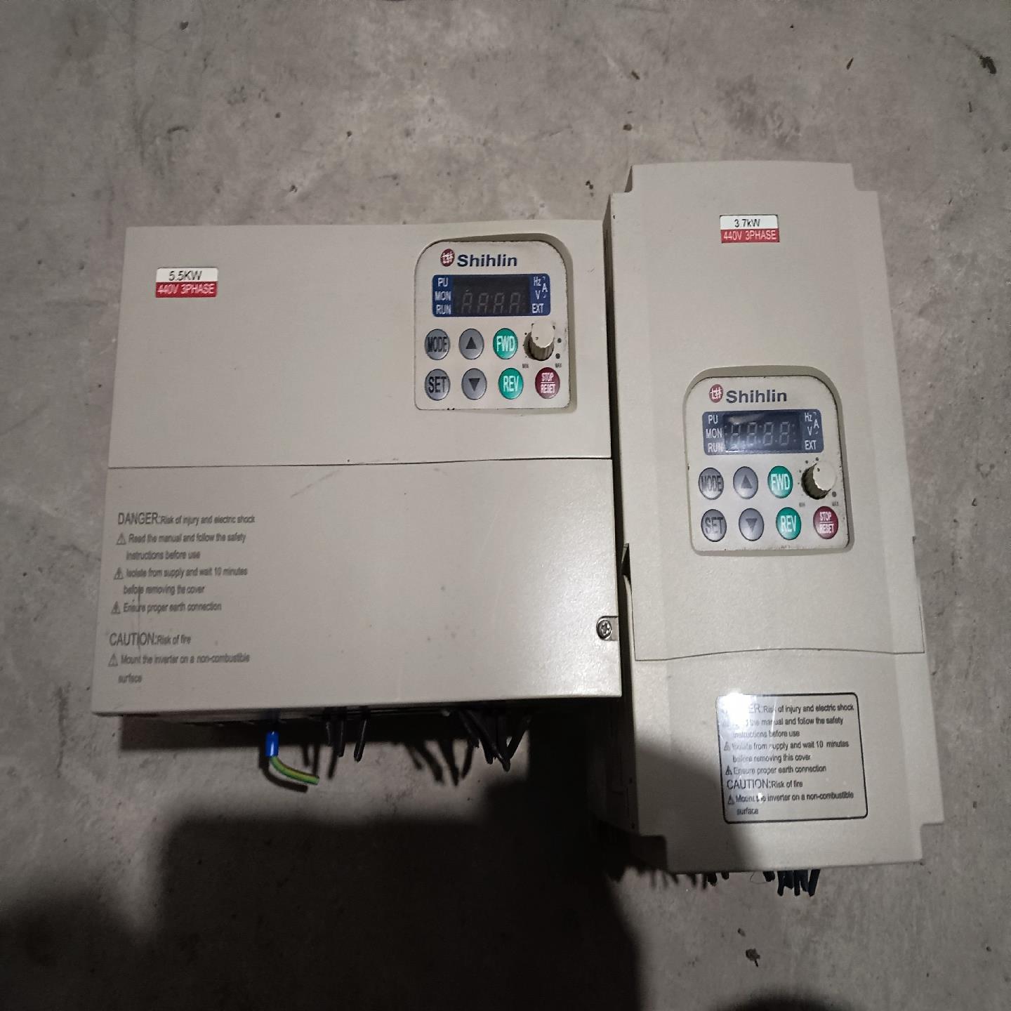 士林变频器5.5千瓦SS-043-5.5K-D和新的没区别，【侨报商行】