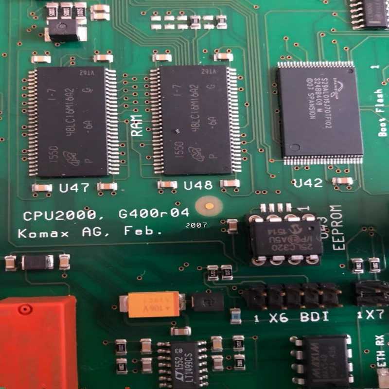 komax CPU控制板CPU2000.G400R04 ~询价