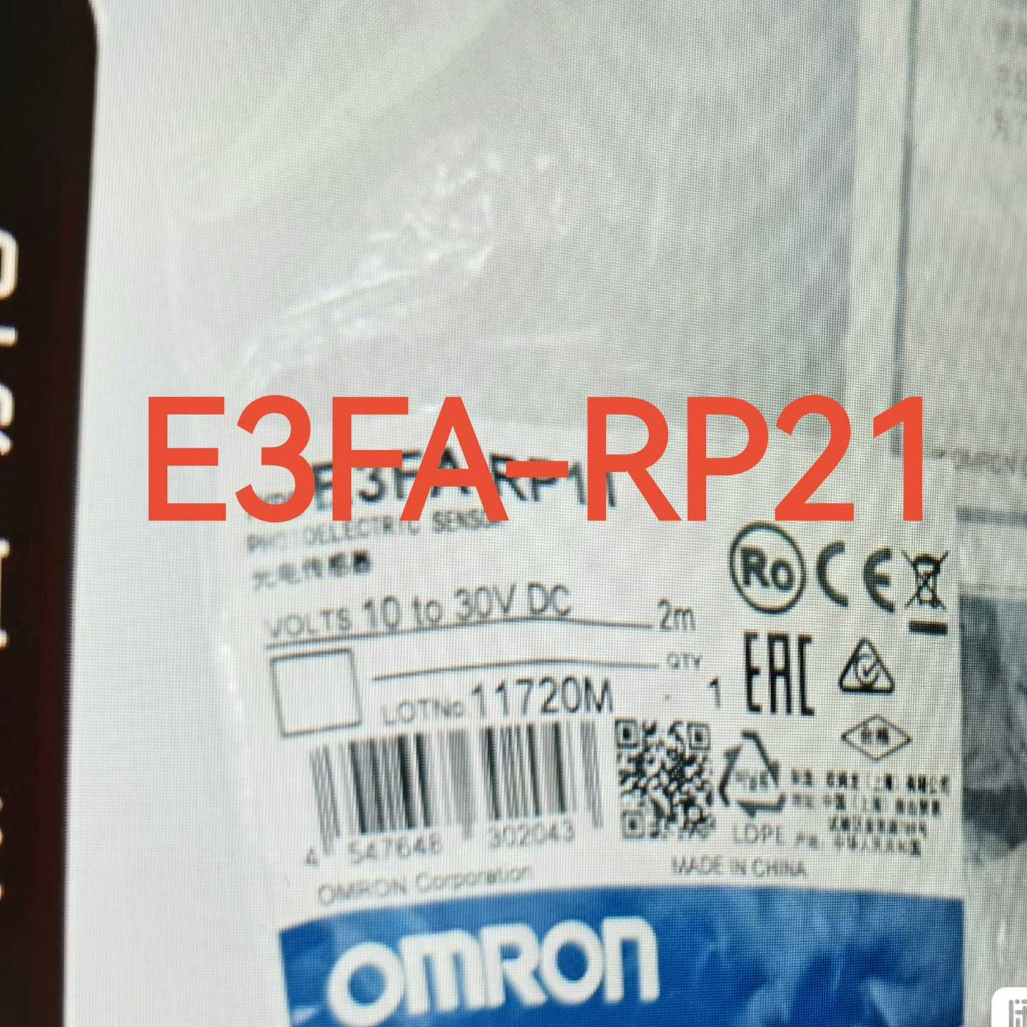 询价E3FA-RP21红外感应开关未拆封